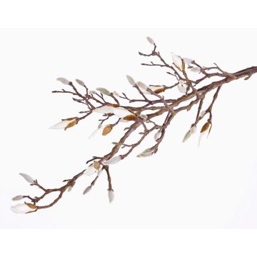 Branche décorative de magnolia ANJULI, crème, 105cm Branche décorative de magnolia ANJULI, crème, 105cm