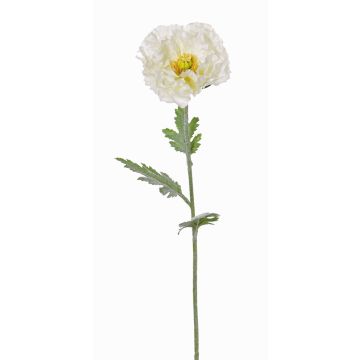 Fleur de pavot artificielle BAHIRA, crème, 75cm, Ø13cm Fleur de pavot artificielle BAHIRA, crème, 75cm, Ø13cm