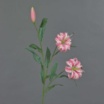 Fleur artificielle Lis tigré DANBI, fuchsia, 85cm, Ø9cm