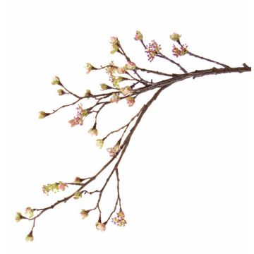 Branche d'érable artificielle STEFFEN, en fleurs, rose, 110cm