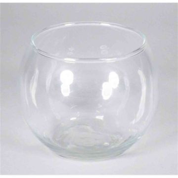 Porte-bougie TOBI OCEAN, boule/rond, transparent, 8,5cm, Ø10cm