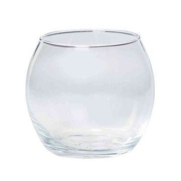 Porte-bougie TOBI OCEAN, boule/rond, transparent, 6,5cm, Ø6cm/Ø8cm