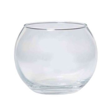 Porte-bougie TOBI OCEAN, boule/rond, transparent, 8,5cm, Ø8cm/Ø11cm