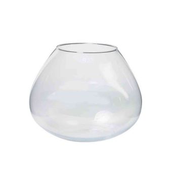 Verre à bougie JOY, boule/rond, transparent, 30cm, Ø20cm/Ø38cm
