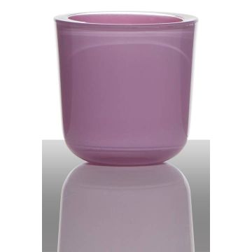 Porte-bougie NICK, cylindre/rond, lilas clair, 7,5cm, Ø7,5cm Porte-bougie NICK, cylindre/rond, lilas clair, 7,5cm, Ø7,5cm