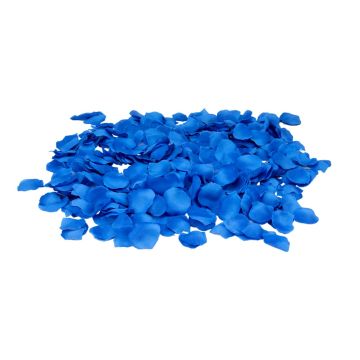 Pétales de roses artificielles MEGGIE, 500 pièces, bleu, 4x4cm Pétales de roses artificielles MEGGIE, 500 pièces, bleu, 4x4cm