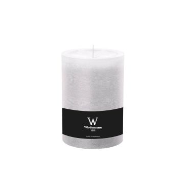 Bougie pilier / bougie en cire AURORA, blanc, 14cm, Ø10cm, 100h - Made in Germany Bougie pilier / bougie en cire AURORA, blanc, 14cm, Ø10cm, 100h - Made in Germany