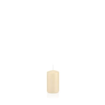 Bougie votive / bougie cylindrique MAEVA, crème, 10cm, Ø5cm, 23h - Made in Germany Bougie votive / bougie cylindrique MAEVA, crème, 10cm, Ø5cm, 23h - Made in Germany