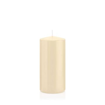 Bougie votive / bougie cylindrique MAEVA, crème, 15cm, Ø7cm, 63h - Made in Germany Bougie votive / bougie cylindrique MAEVA, crème, 15cm, Ø7cm, 63h - Made in Germany