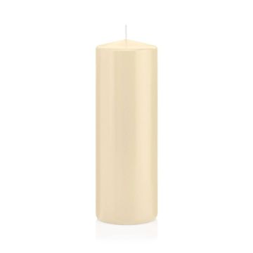 Bougie votive / bougie cylindrique MAEVA, crème, 20cm, Ø7cm, 103h - Made in Germany Bougie votive / bougie cylindrique MAEVA, crème, 20cm, Ø7cm, 103h - Made in Germany