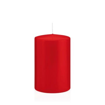 Bougie votive / bougie cylindrique MAEVA, rouge, 15cm, Ø10cm, 113h - Made in Germany Bougie votive / bougie cylindrique MAEVA, rouge, 15cm, Ø10cm, 113h - Made in Germany