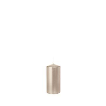Bougie de Noël / bougie cylindrique ROSELLA, nacre, 12cm, Ø6cm, 40h - Made in Germany Bougie de Noël / bougie cylindrique ROSELLA, nacre, 12cm, Ø6cm, 40h - Made in Germany