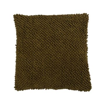 Coussin moelleux BOLLY, avec noppes, rose saumon, 45x45cm