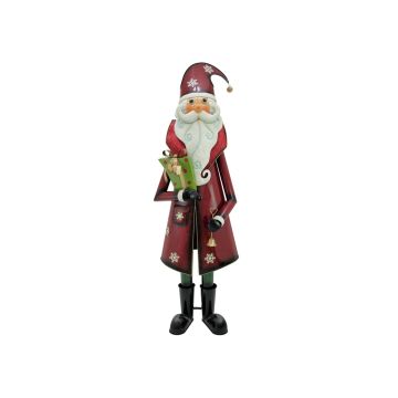 Figurine décorative Père Noël JOSEPH avec cadeau, 195 cm Figurine décorative Père Noël JOSEPH avec cadeau, 195 cm