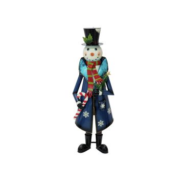 Figurine décorative « Bonhomme de neige RUDIE » avec manteau, 150 cm Figurine décorative « Bonhomme de neige RUDIE » avec manteau, 150 cm