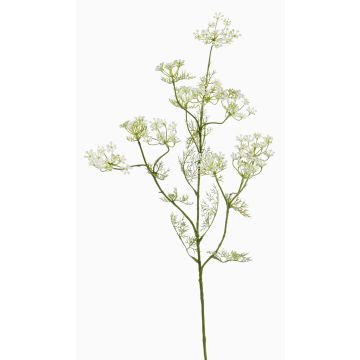 Branche artificielle d'aneth WINCENT, fleurie, blanc-vert, 80cm Branche artificielle d'aneth WINCENT, fleurie, blanc-vert, 80cm