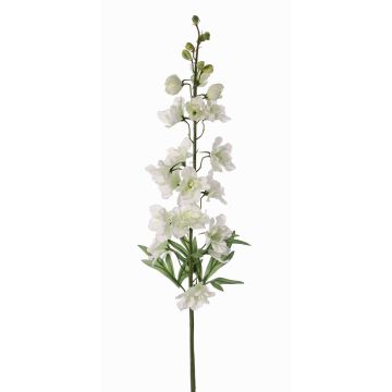 Delphinium artificiel ANDRIANA, blanc-vert, 90cm, Ø11cm