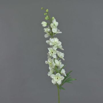 Delphinium artificiel ANDRIANA, blanc-vert, 90cm, Ø11cm