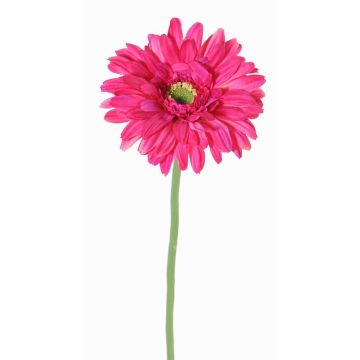 Gerbera artificiel HELLI, fuchsia, 65cm, Ø12cm