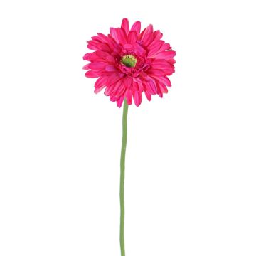Gerbera artificiel HELLI, fuchsia, 65cm, Ø12cm