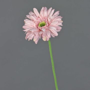 Gerbera artificiel HELLI, rose, 65cm, Ø12cm