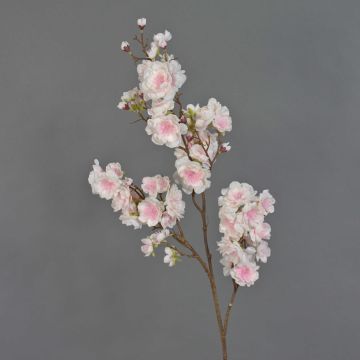 Branche décorative de Cerisier japonais RUKIA, en fleurs, rose clair, 90cm