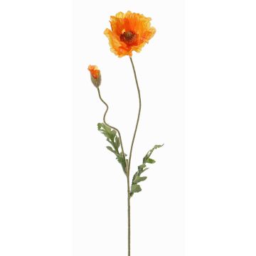 Coquelicot artificiel LIENTJE, orange, 65cm, Ø12cm Coquelicot artificiel LIENTJE, orange, 65cm, Ø12cm