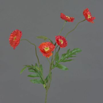 Coquelicot artificiel KEIRA, orange, 65cm, Ø5cm Coquelicot artificiel KEIRA, orange, 65cm, Ø5cm