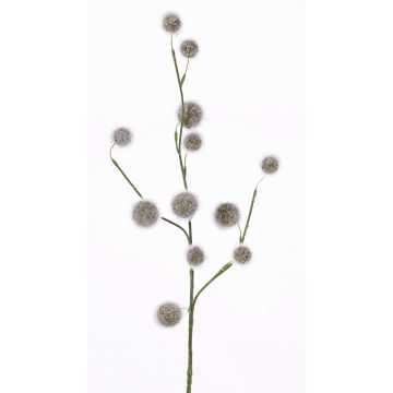 Allium artificiel EMRAH, vert-gris, 80cm, Ø3-4,5cm