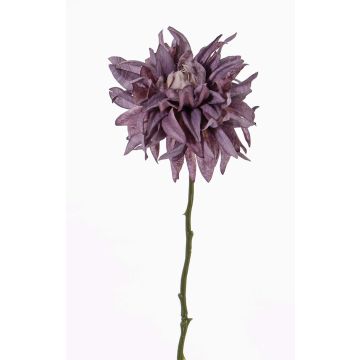 Dahlia décoratif SMILA, violet, 55cm, Ø12cm Dahlia décoratif SMILA, violet, 55cm, Ø12cm