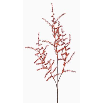 Branche d'Asparagus acutifolius artificielle JOCHEN, orange, 70cm