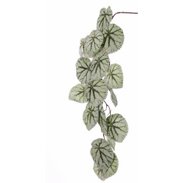 Tige de bégonia artificielle KATRICE, vert-gris, 110cm Tige de bégonia artificielle KATRICE, vert-gris, 110cm