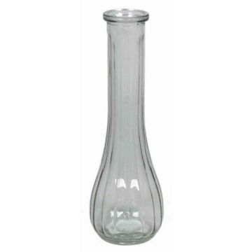 Vase soliflore KOSTA, cône/rond, transparent, 21,5cm, Ø3cm/Ø7cm