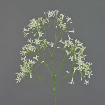 Plante artificielle Saxifrage BOUZA, en fleur, crème, 65cm