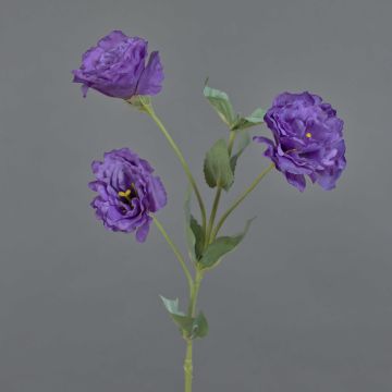 Fleur textile Lisianthus JENO, violet, 70cm
