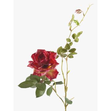 Rose artificielle BEATA, rose, 75cm
