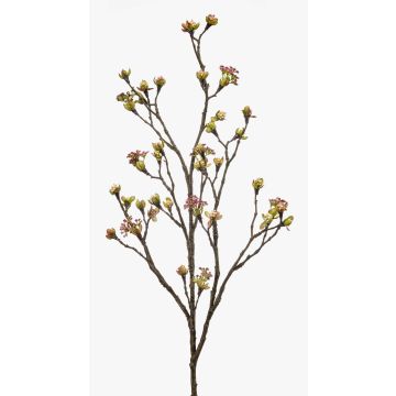 Branche d'érable décorative LIUVA, fleurie, rose, 110cm
