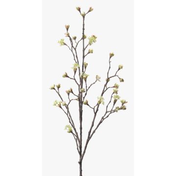 Branche d'érable décorative LIUVA, fleurie, crème, 110cm