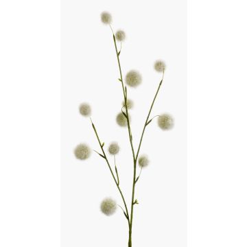 Fleur textile Boule de neige ATERIDA, blanc, 80cm