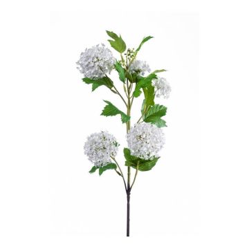 Fleur artificielle boule de neige JUVIA, blanc, 75cm Fleur artificielle boule de neige JUVIA, blanc, 75cm