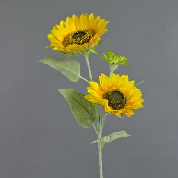 Fausse fleur Tournesol IVONA, jaune, 60cm