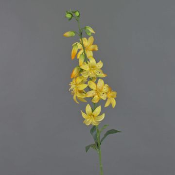 Fleur de Lis tigré artificielle KAZUKO, jaune, 95cm Fleur de Lis tigré artificielle KAZUKO, jaune, 95cm