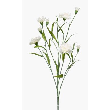 Fleur artificielle œillet KANO, crème, 70cm