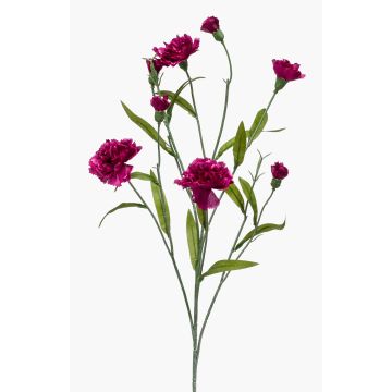 Fleur artificielle œillet KANO, violet, 70cm