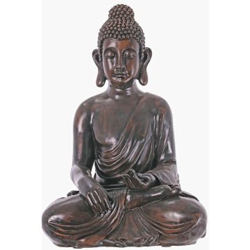 Figurine de Bouddha RAJESH, assis en train de méditer, bronze, 50cm Figurine de Bouddha RAJESH, assis en train de méditer, bronze, 50cm