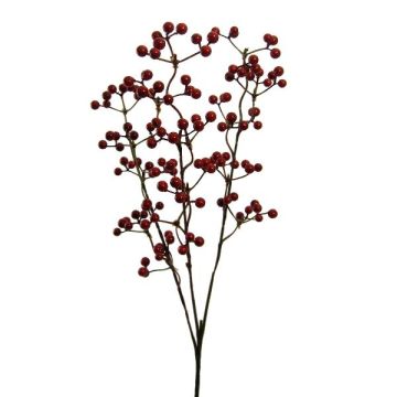 Branche artificielle Gaultheria FLOMER, baies, rouge, 60cm