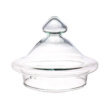 Couvercle en verre DOMINGAS pour bocal de conservation, avec poignée, transparent, 13 cm, Ø 15 cm Couvercle en verre DOMINGAS pour bocal de conservation, avec poignée, transparent, 13 cm, Ø 15 cm