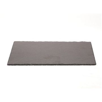 Dessous de plat rectangulaire MARIANO, ardoise, anthracite, 45x30x0,7cm