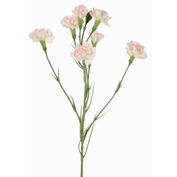 Branche de fleur artificielle, œillet PIARA, rose pâle, 60cm, Ø3-5cm Branche de fleur artificielle, œillet PIARA, rose pâle, 60cm, Ø3-5cm