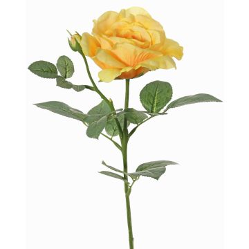 Fleur artificielle rose WAIOLA, jaune, 65 cm, Ø 11 cm